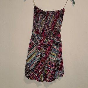 Tube top romper